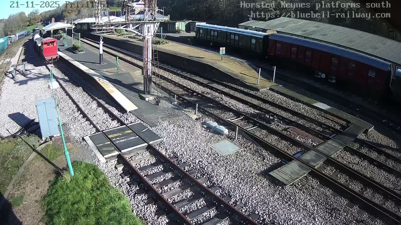 Horsted Keynes Station , Bluebell Railway (Platforms South) Live Cam - Mid Sussex, West Sussex, South East, England, United Kingdom