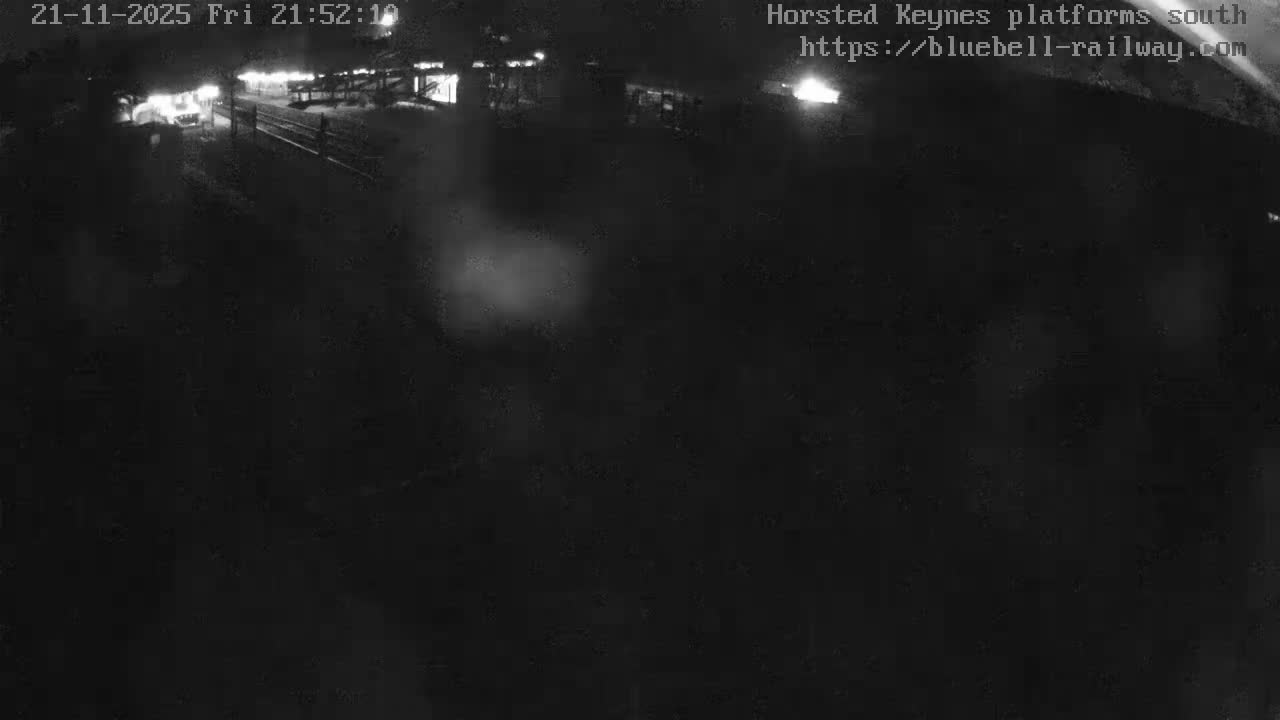 Horsted Keynes Station , Bluebell Railway (Platforms South) Live Cam - Mid Sussex, West Sussex, South East, England, United Kingdom