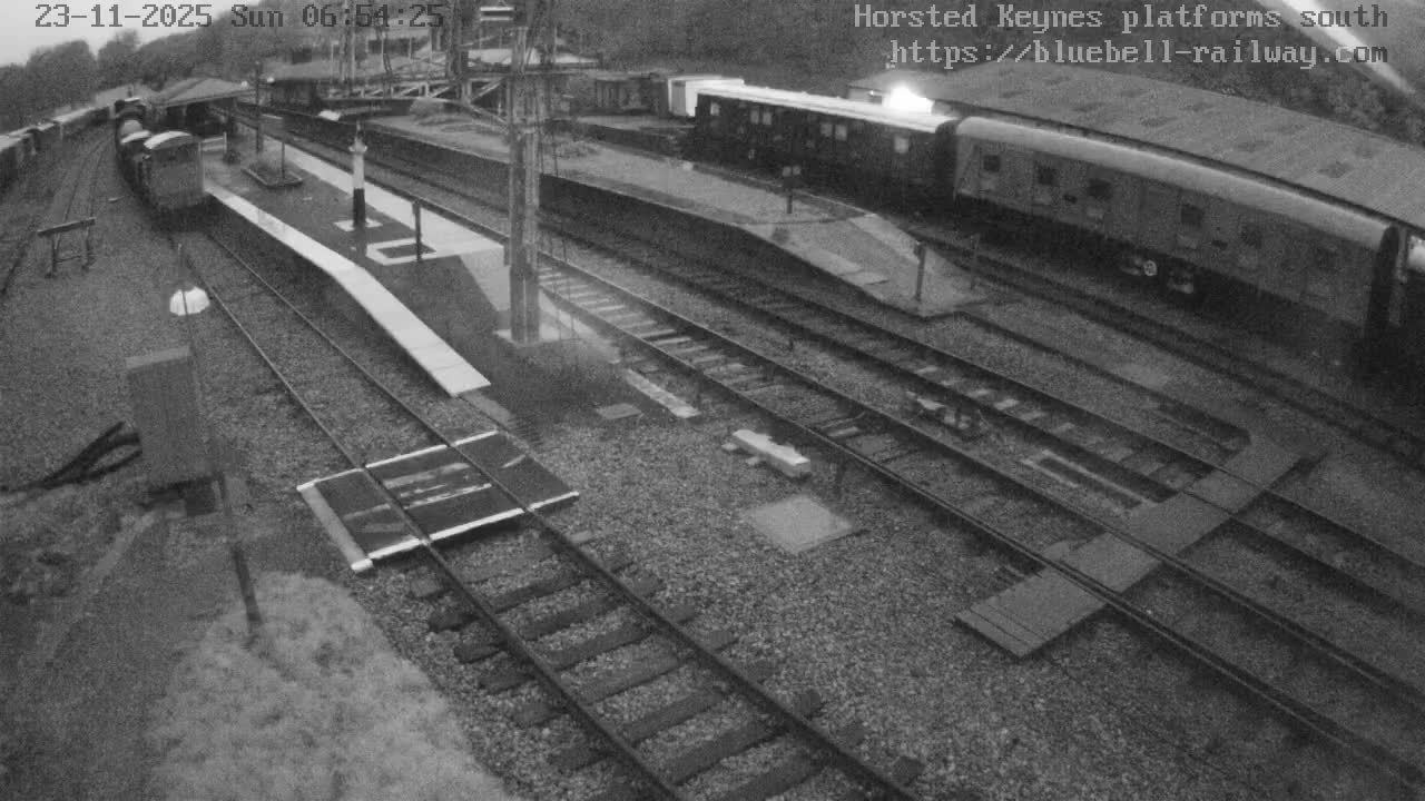 Horsted Keynes Station , Bluebell Railway (Platforms South) Live Cam - Mid Sussex, West Sussex, South East, England, United Kingdom