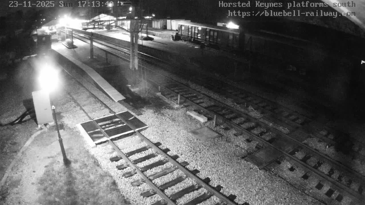 Horsted Keynes Station , Bluebell Railway (Platforms South) Live Cam - Mid Sussex, West Sussex, South East, England, United Kingdom