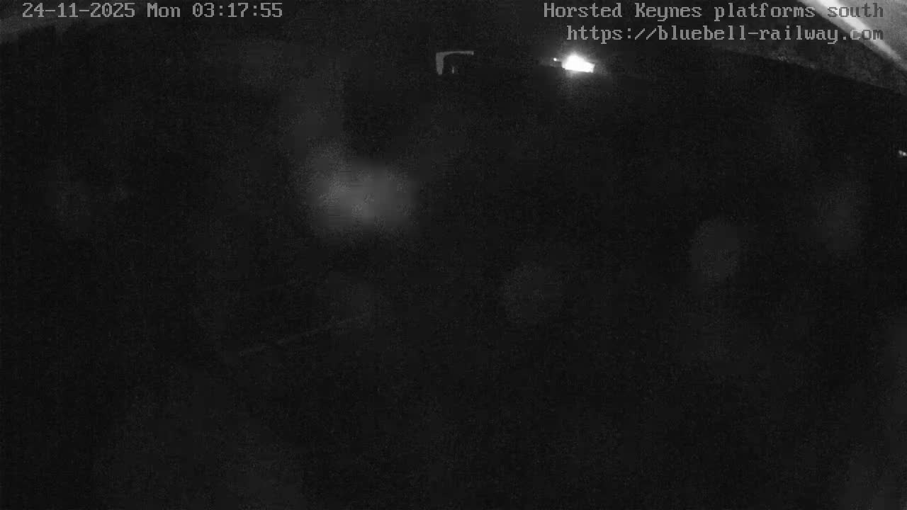 Horsted Keynes Station , Bluebell Railway (Platforms South) Live Cam - Mid Sussex, West Sussex, South East, England, United Kingdom