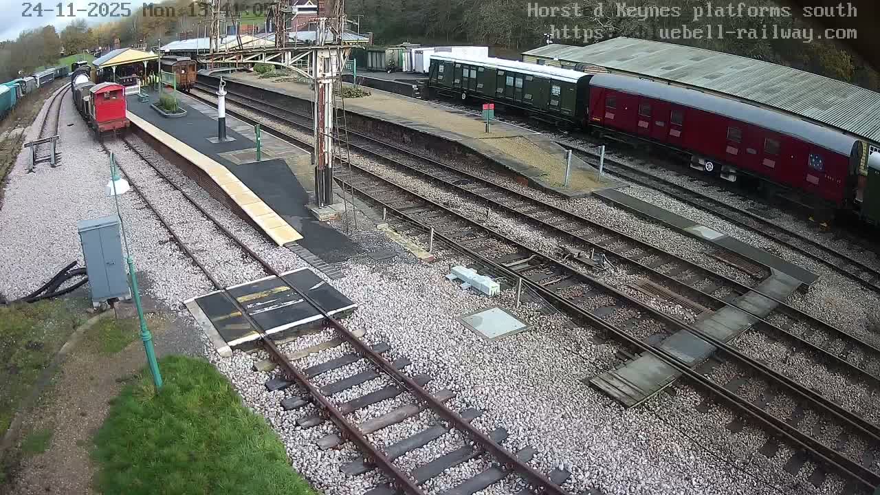 Horsted Keynes Station , Bluebell Railway (Platforms South) Live Cam - Mid Sussex, West Sussex, South East, England, United Kingdom