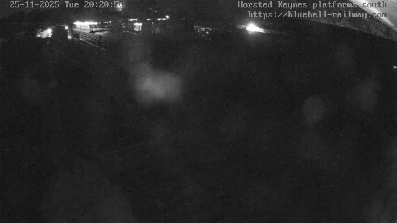 Horsted Keynes Station , Bluebell Railway (Platforms South) Live Cam - Mid Sussex, West Sussex, South East, England, United Kingdom