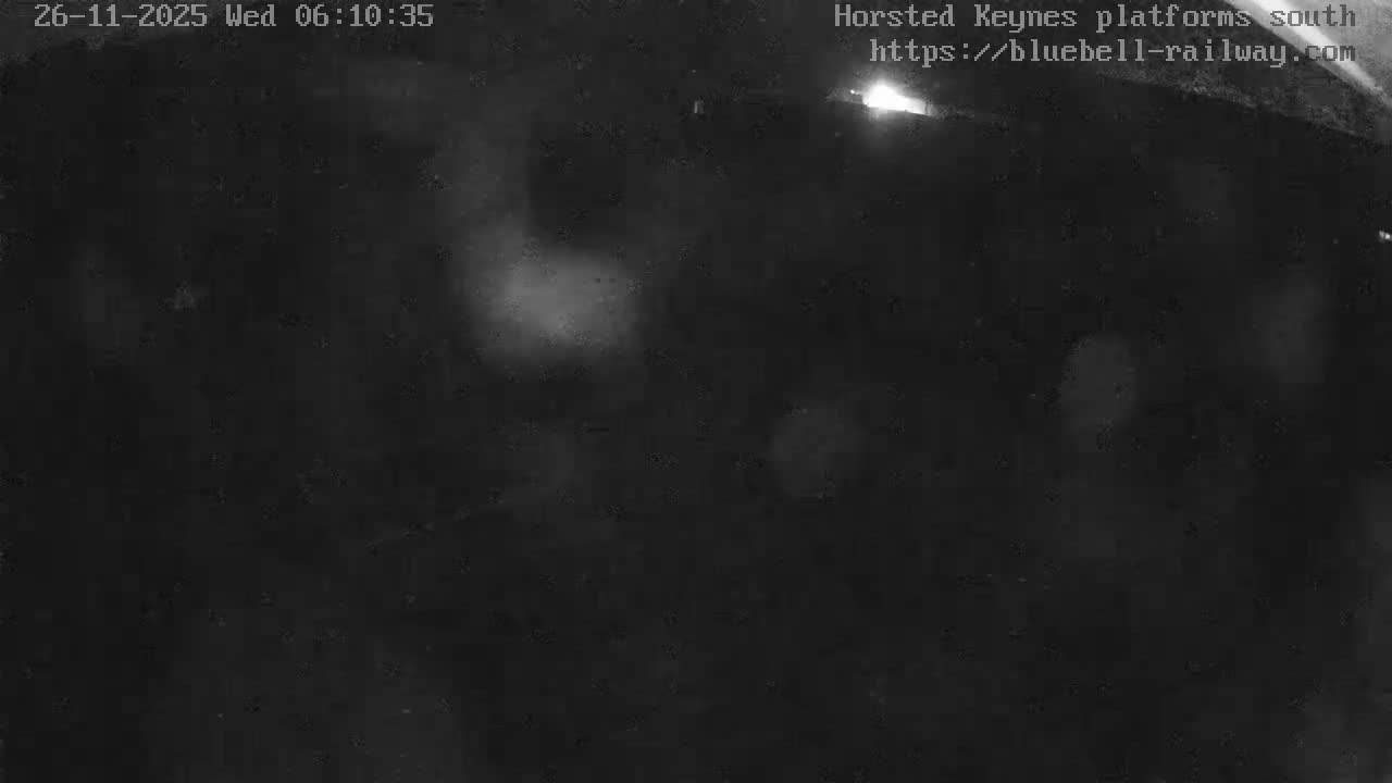 Horsted Keynes Station , Bluebell Railway (Platforms South) Live Cam - Mid Sussex, West Sussex, South East, England, United Kingdom