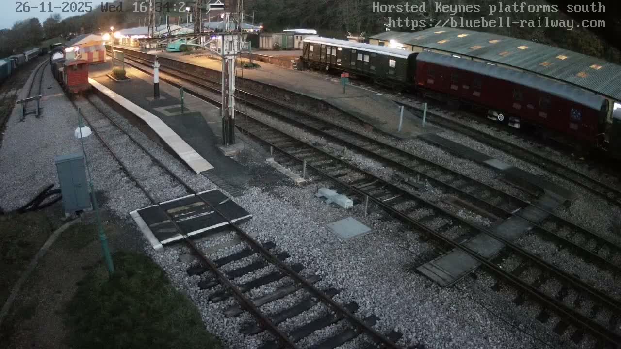 Horsted Keynes Station , Bluebell Railway (Platforms South) Live Cam - Mid Sussex, West Sussex, South East, England, United Kingdom