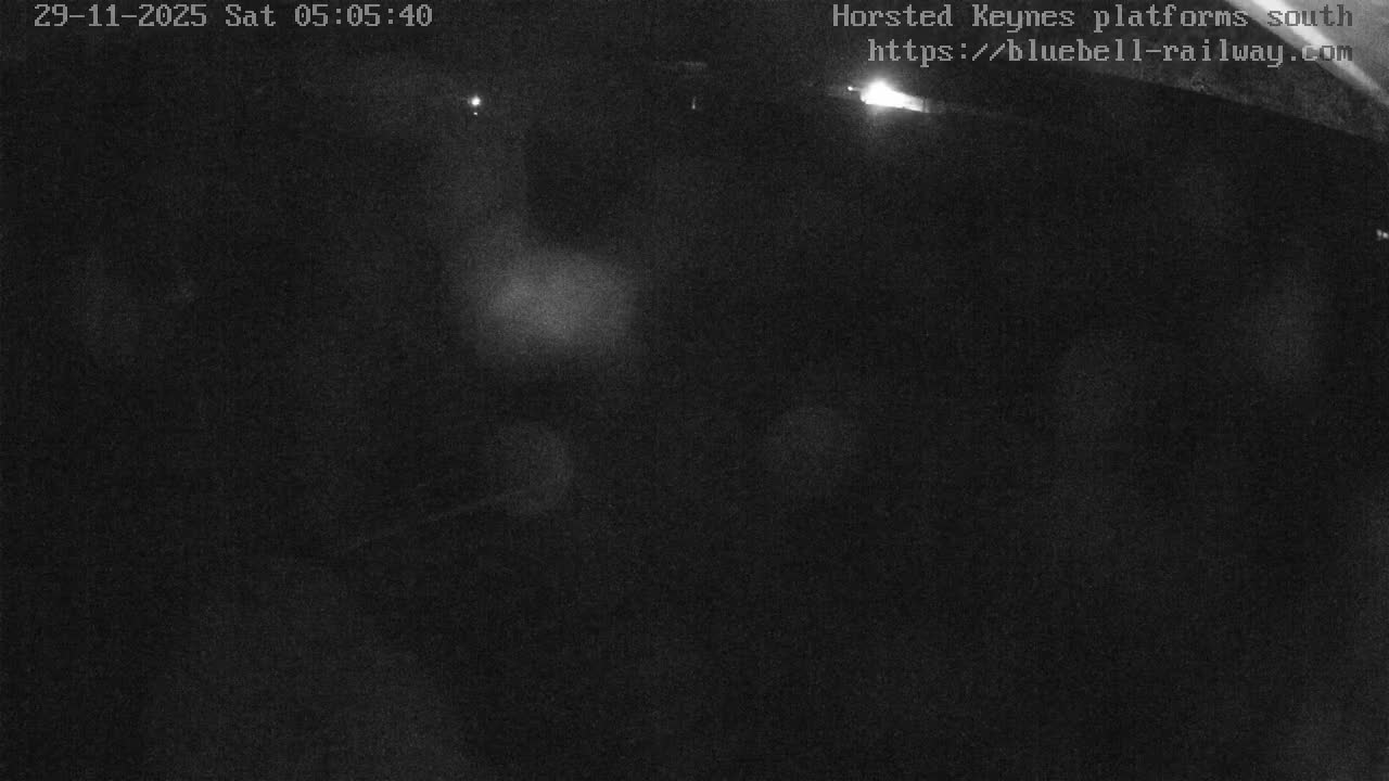 Horsted Keynes Station , Bluebell Railway (Platforms South) Live Cam - Mid Sussex, West Sussex, South East, England, United Kingdom