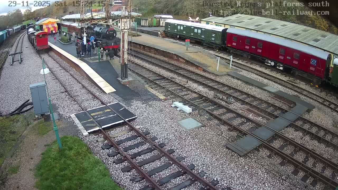 Horsted Keynes Station , Bluebell Railway (Platforms South) Live Cam - Mid Sussex, West Sussex, South East, England, United Kingdom