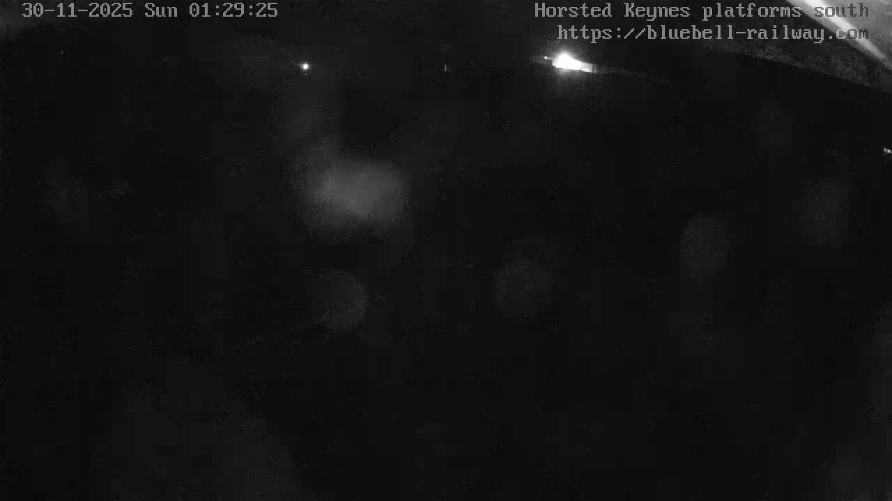 Horsted Keynes Station , Bluebell Railway (Platforms South) Live Cam - Mid Sussex, West Sussex, South East, England, United Kingdom