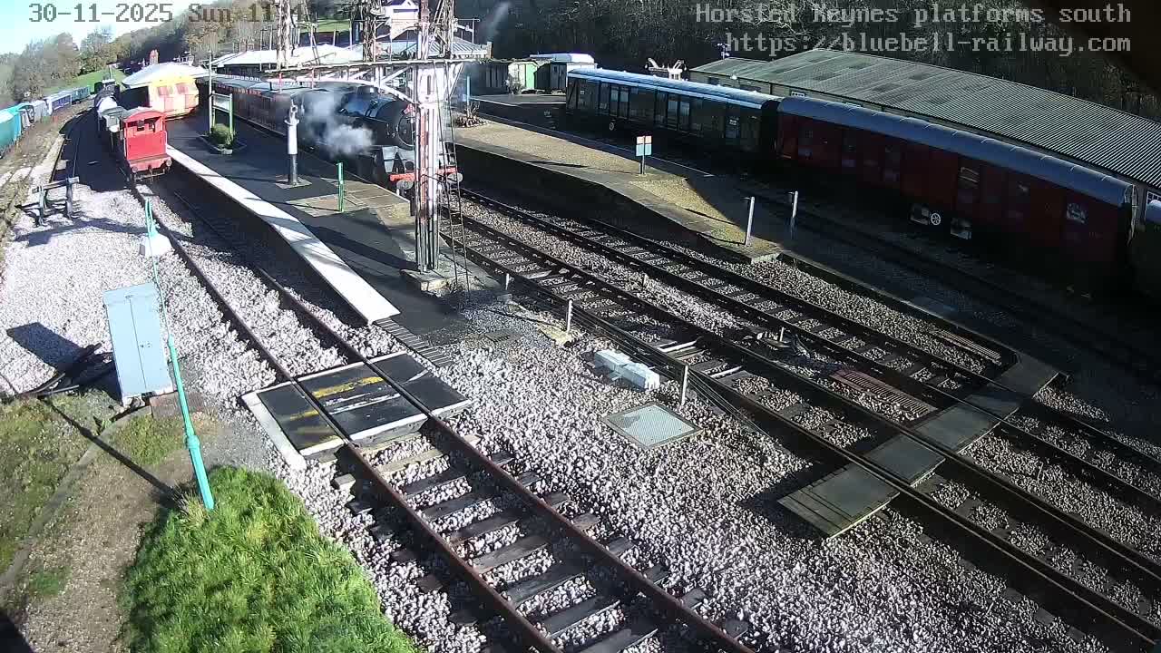 Horsted Keynes Station , Bluebell Railway (Platforms South) Live Cam - Mid Sussex, West Sussex, South East, England, United Kingdom