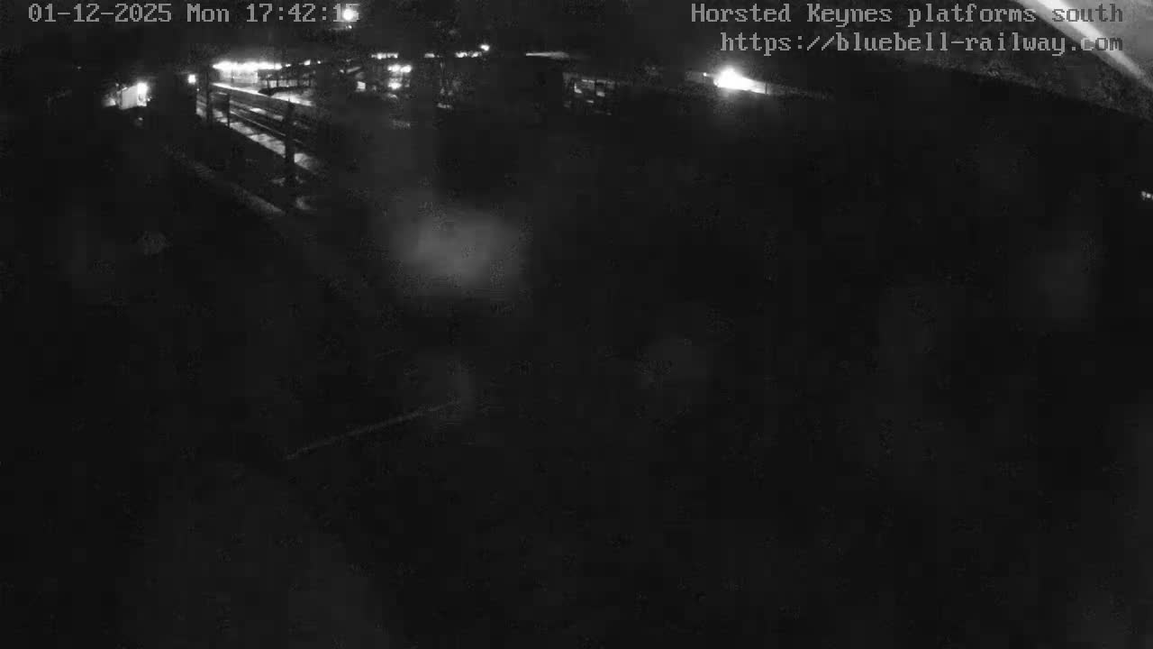 Horsted Keynes Station , Bluebell Railway (Platforms South) Live Cam - Mid Sussex, West Sussex, South East, England, United Kingdom