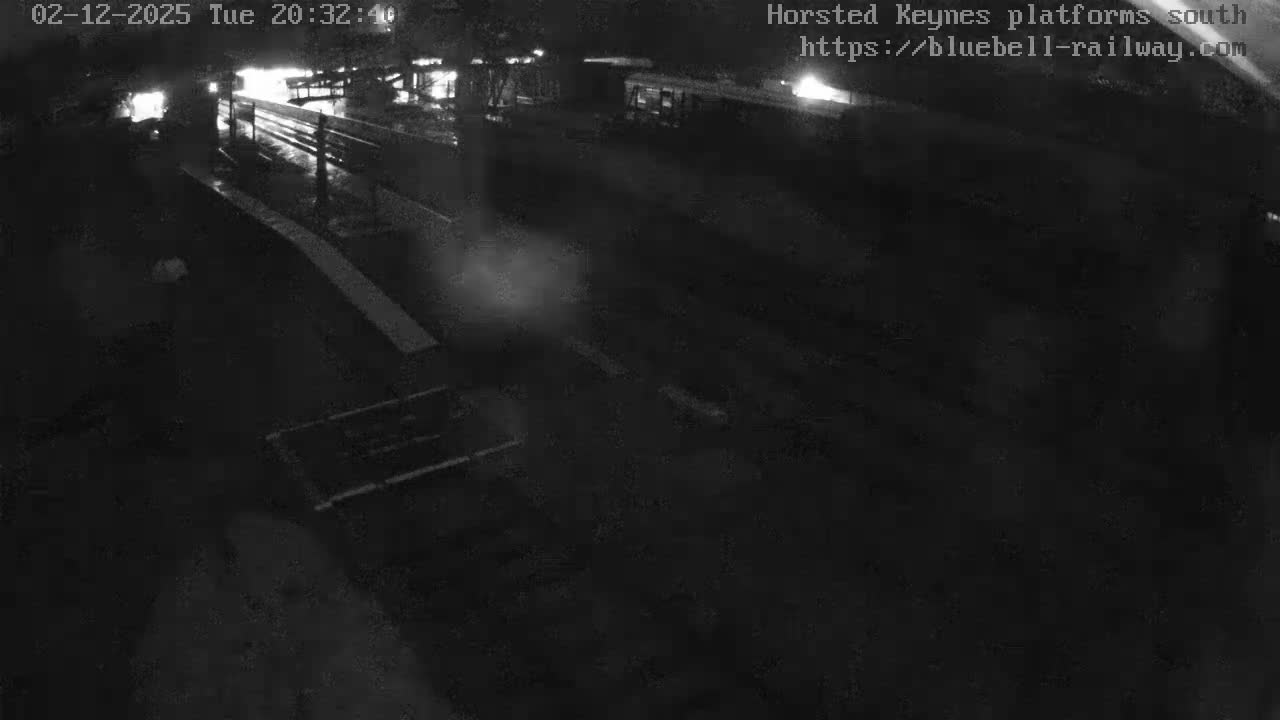 Horsted Keynes Station , Bluebell Railway (Platforms South) Live Cam - Mid Sussex, West Sussex, South East, England, United Kingdom