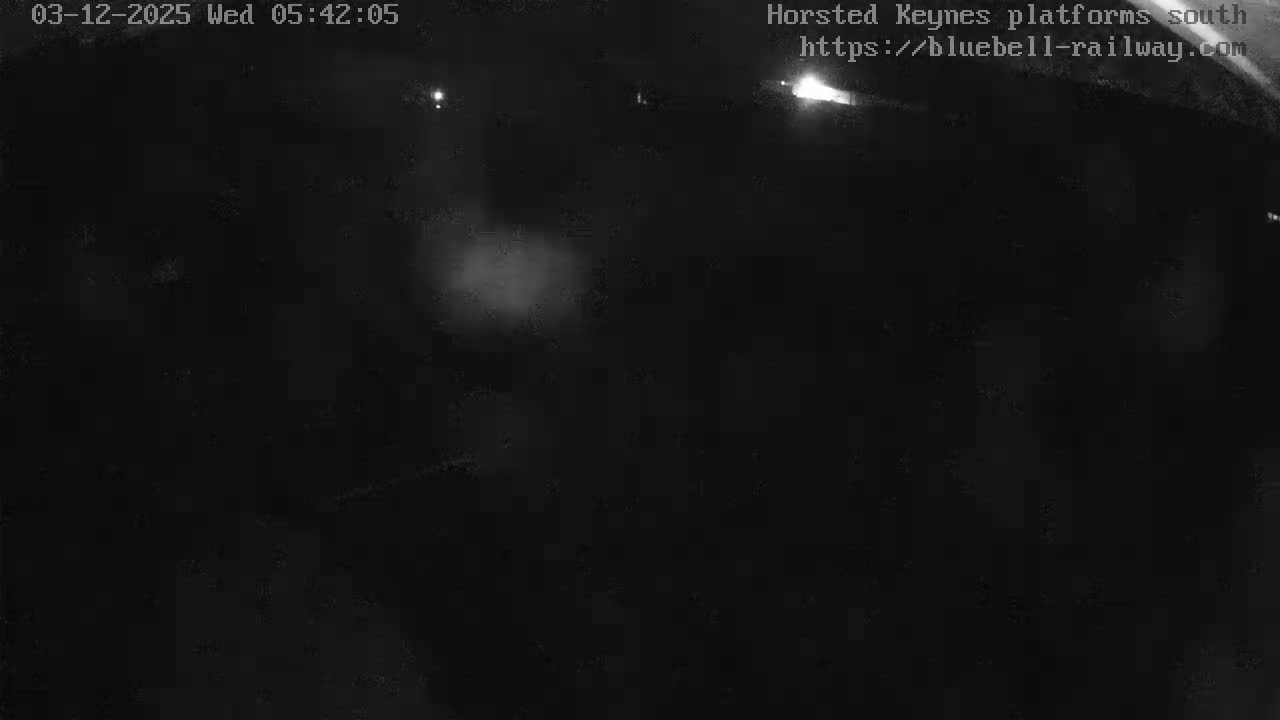 Horsted Keynes Station , Bluebell Railway (Platforms South) Live Cam - Mid Sussex, West Sussex, South East, England, United Kingdom