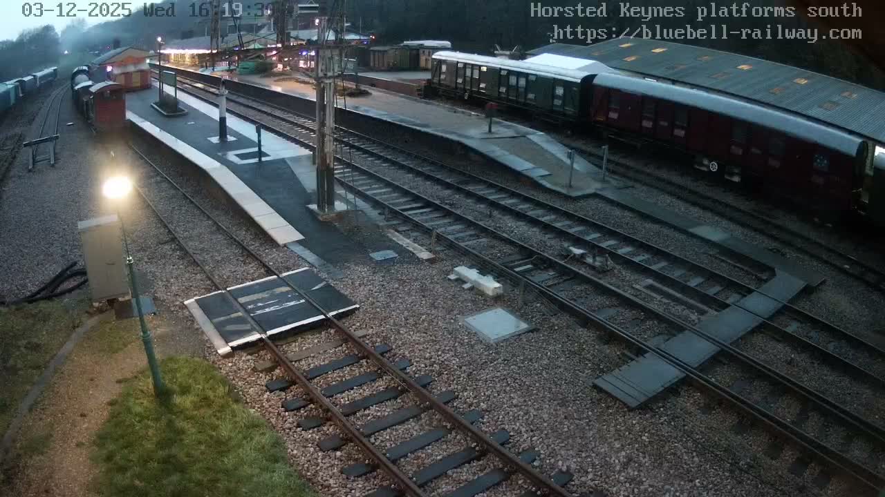 Horsted Keynes Station , Bluebell Railway (Platforms South) Live Cam - Mid Sussex, West Sussex, South East, England, United Kingdom