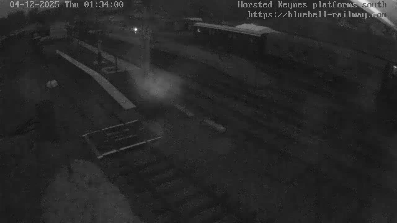 Horsted Keynes Station , Bluebell Railway (Platforms South) Live Cam - Mid Sussex, West Sussex, South East, England, United Kingdom