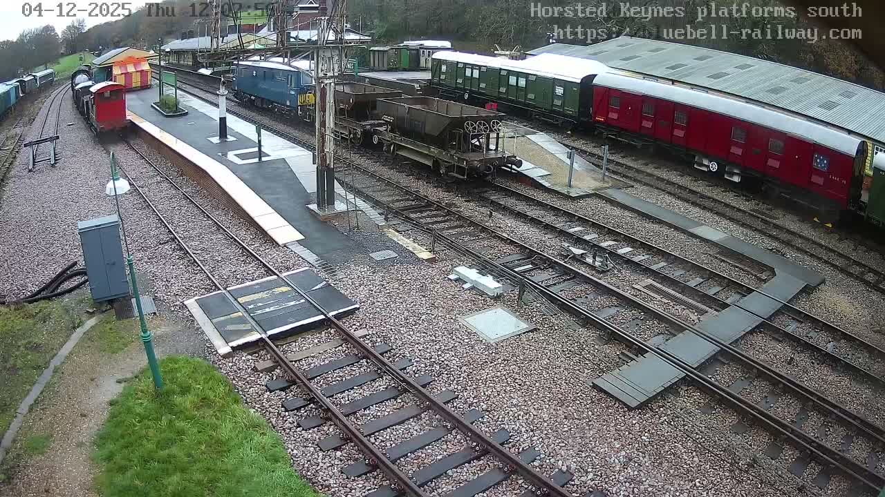 Horsted Keynes Station , Bluebell Railway (Platforms South) Live Cam - Mid Sussex, West Sussex, South East, England, United Kingdom