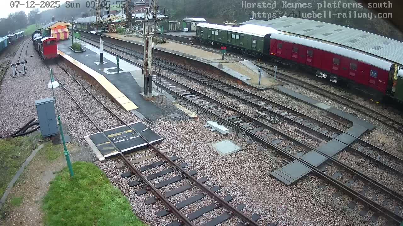 Horsted Keynes Station , Bluebell Railway (Platforms South) Live Cam - Mid Sussex, West Sussex, South East, England, United Kingdom
