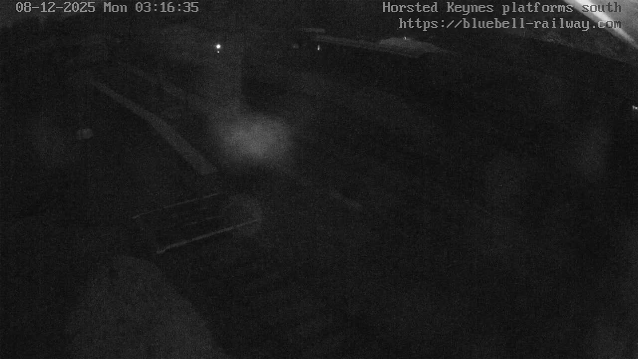 Horsted Keynes Station , Bluebell Railway (Platforms South) Live Cam - Mid Sussex, West Sussex, South East, England, United Kingdom