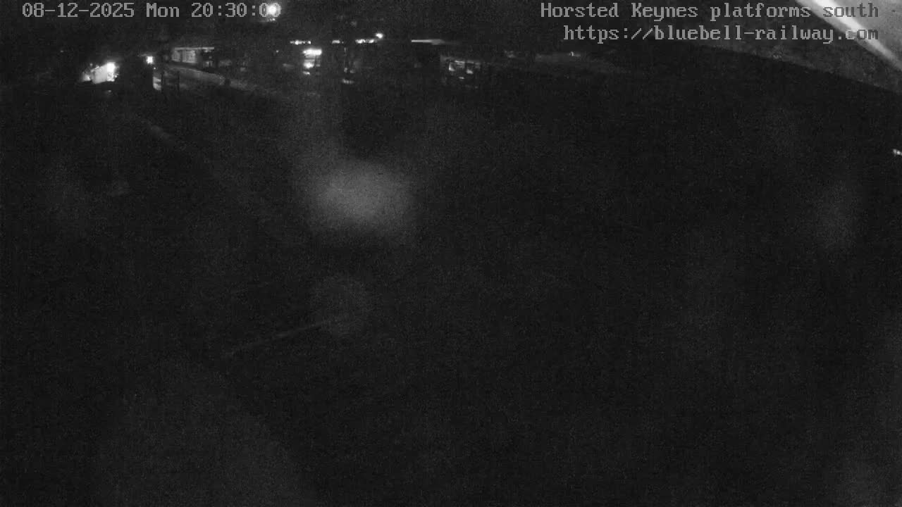 Horsted Keynes Station , Bluebell Railway (Platforms South) Live Cam - Mid Sussex, West Sussex, South East, England, United Kingdom