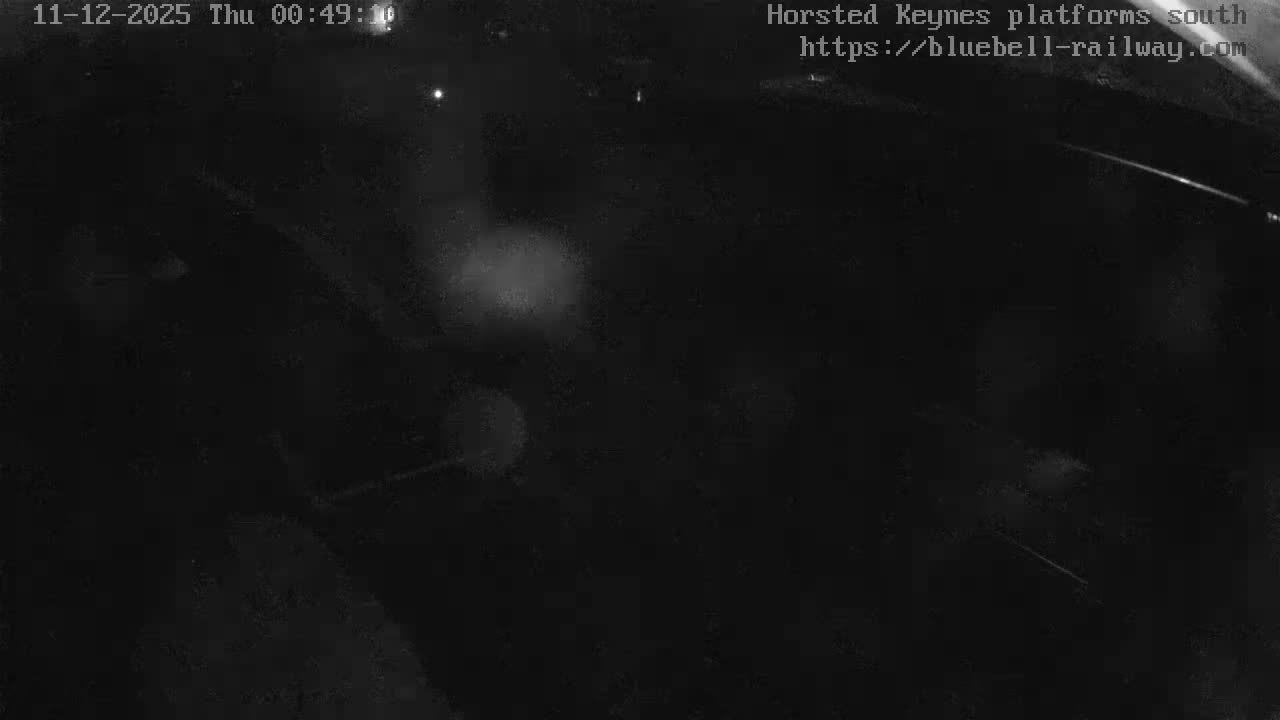 Horsted Keynes Station , Bluebell Railway (Platforms South) Live Cam - Mid Sussex, West Sussex, South East, England, United Kingdom