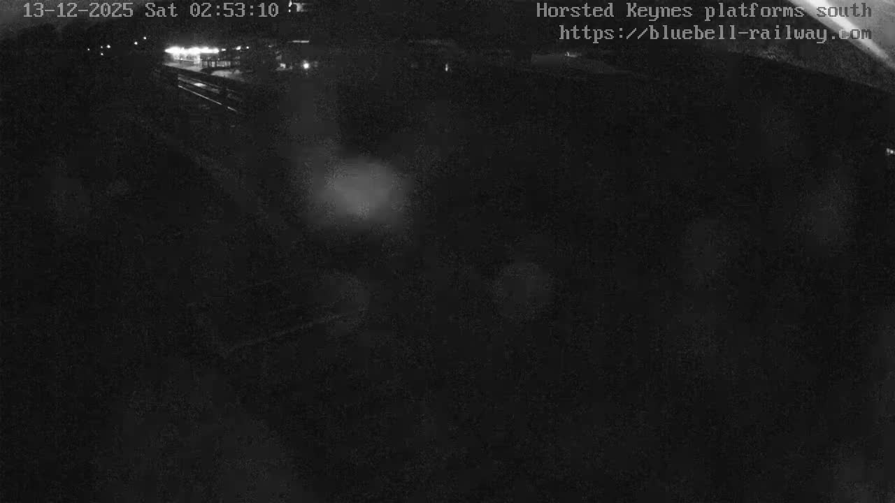 Horsted Keynes Station , Bluebell Railway (Platforms South) Live Cam - Mid Sussex, West Sussex, South East, England, United Kingdom