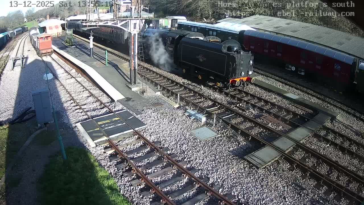 Horsted Keynes Station , Bluebell Railway (Platforms South) Live Cam - Mid Sussex, West Sussex, South East, England, United Kingdom