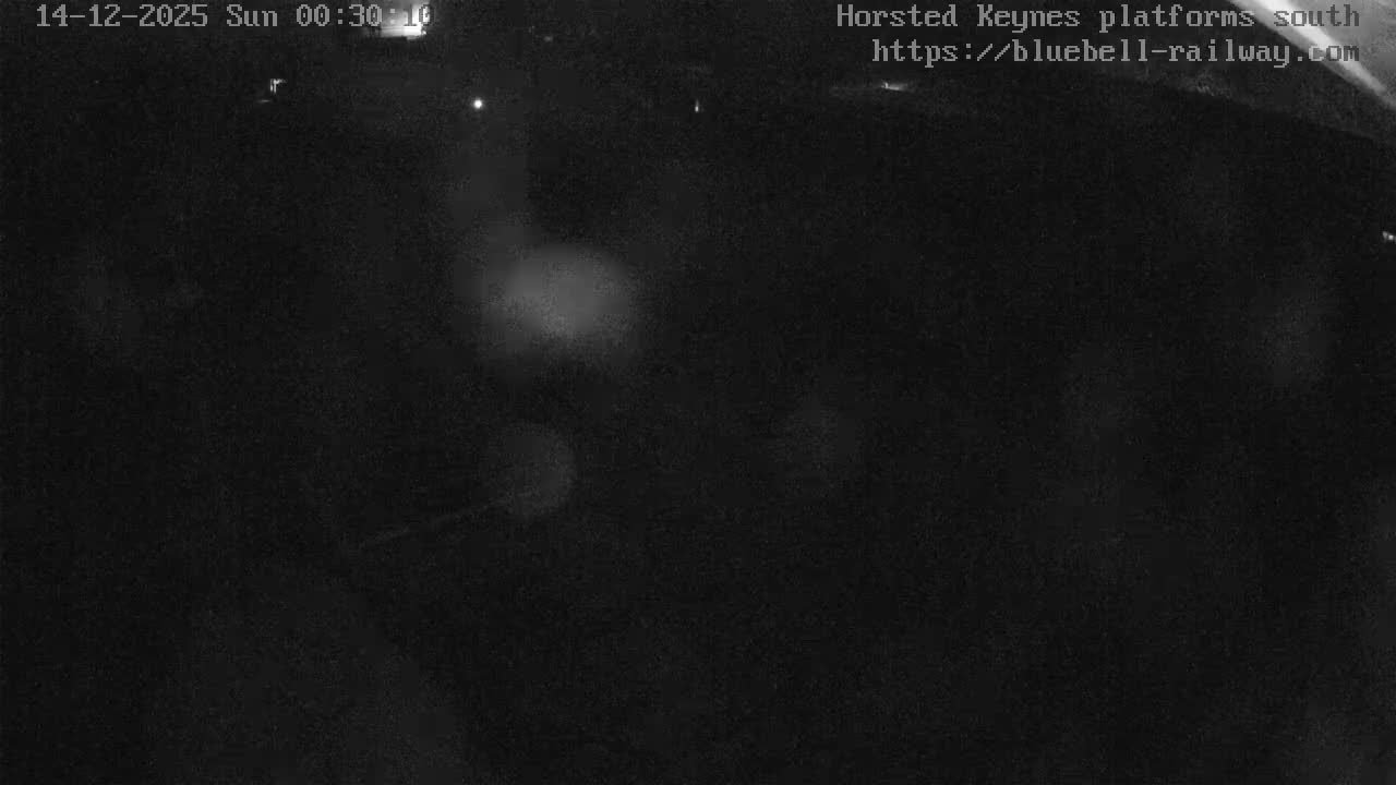Horsted Keynes Station , Bluebell Railway (Platforms South) Live Cam - Mid Sussex, West Sussex, South East, England, United Kingdom