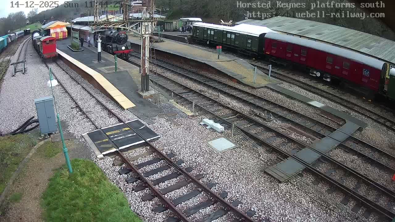 Horsted Keynes Station , Bluebell Railway (Platforms South) Live Cam - Mid Sussex, West Sussex, South East, England, United Kingdom