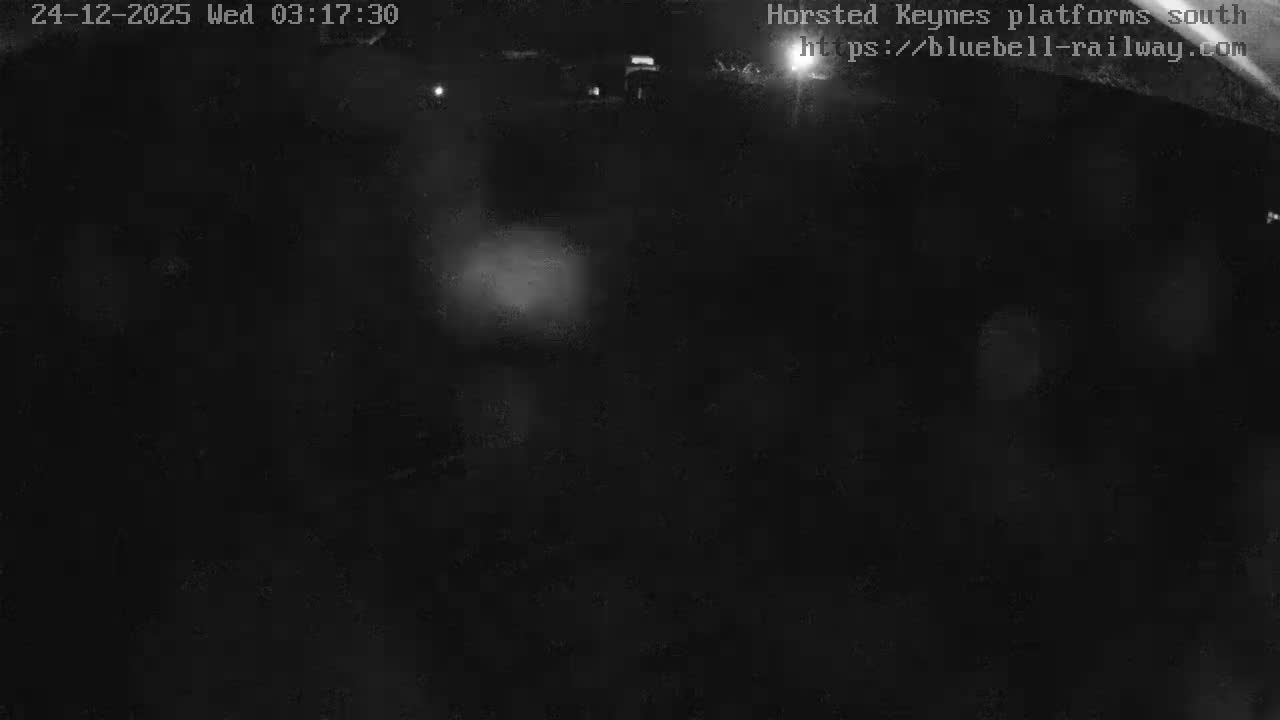 Horsted Keynes Station , Bluebell Railway (Platforms South) Live Cam - Mid Sussex, West Sussex, South East, England, United Kingdom