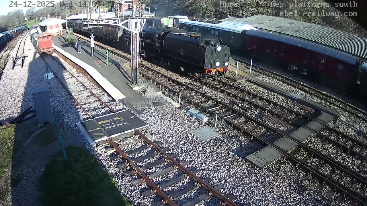 Horsted Keynes Station , Bluebell Railway (Platforms South) Live Cam - Mid Sussex, West Sussex, South East, England, United Kingdom