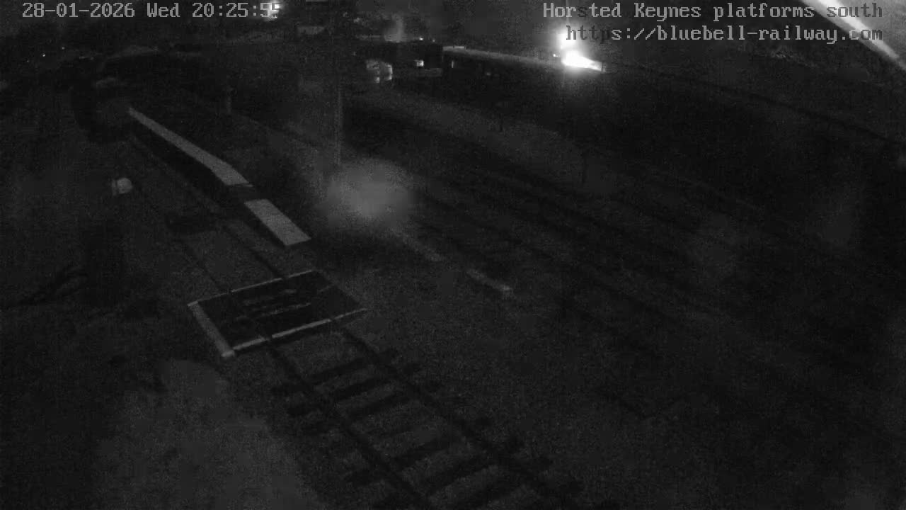 Horsted Keynes Station , Bluebell Railway (Platforms South) Live Cam - Mid Sussex, West Sussex, South East, England, United Kingdom