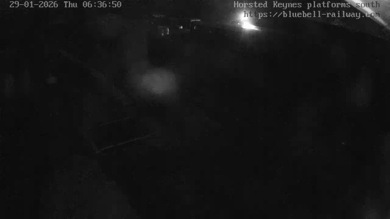 Horsted Keynes Station , Bluebell Railway (Platforms South) Live Cam - Mid Sussex, West Sussex, South East, England, United Kingdom