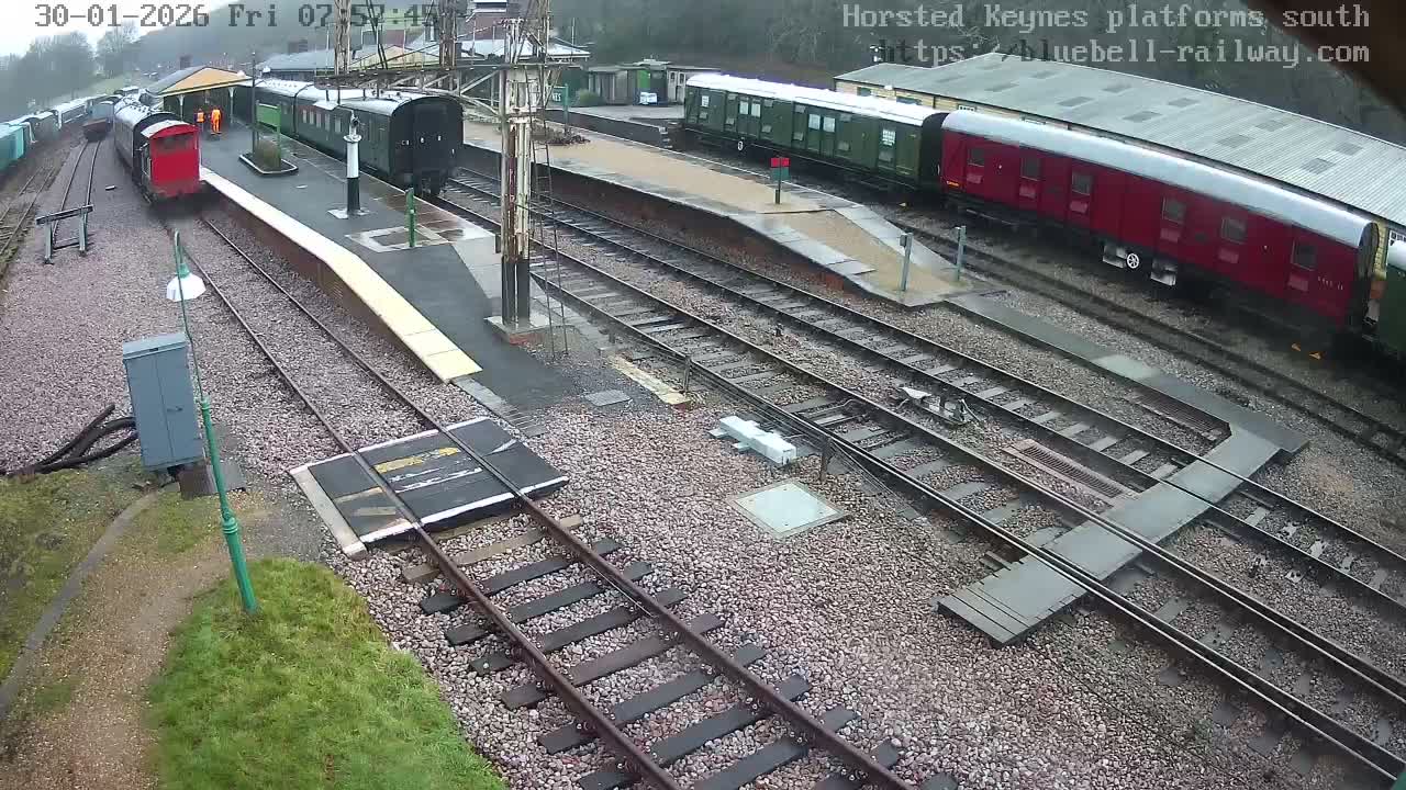 Horsted Keynes Station , Bluebell Railway (Platforms South) Live Cam - Mid Sussex, West Sussex, South East, England, United Kingdom