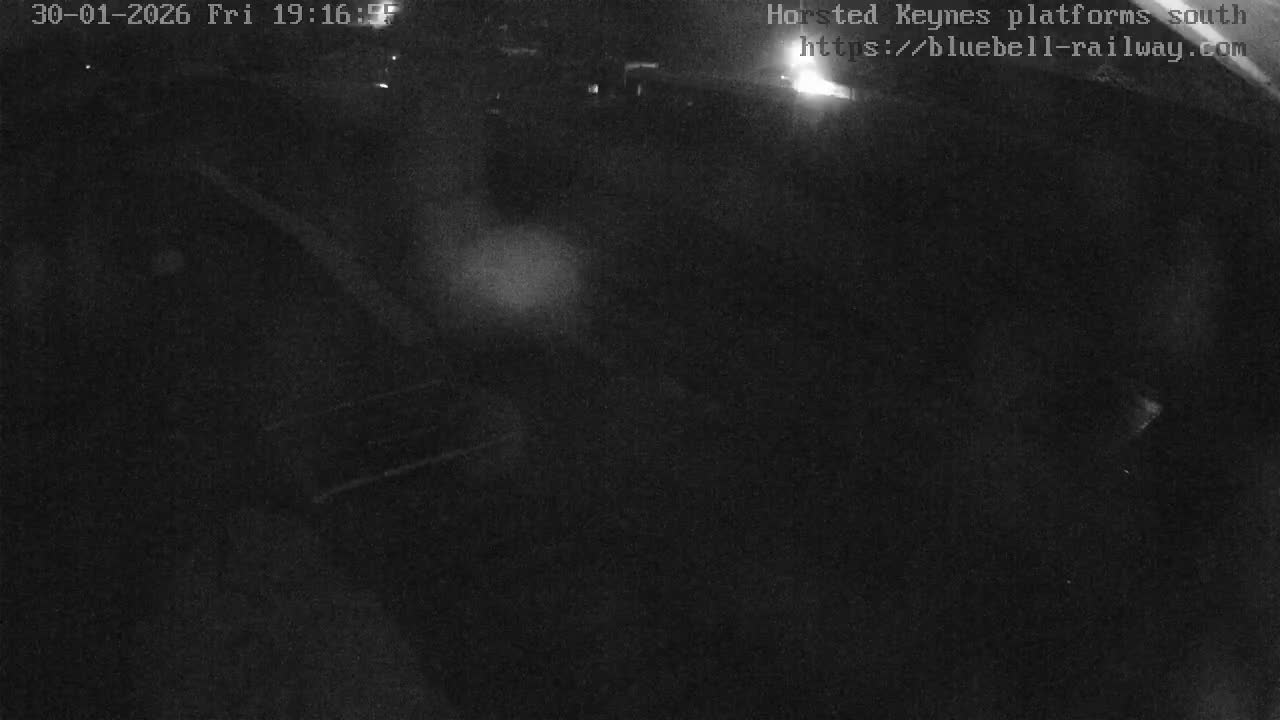 Horsted Keynes Station , Bluebell Railway (Platforms South) Live Cam - Mid Sussex, West Sussex, South East, England, United Kingdom