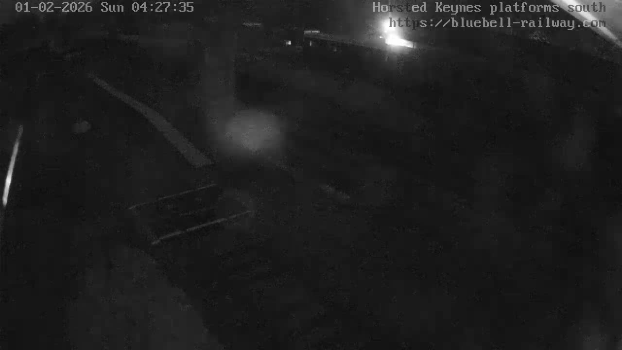 Horsted Keynes Station , Bluebell Railway (Platforms South) Live Cam - Mid Sussex, West Sussex, South East, England, United Kingdom