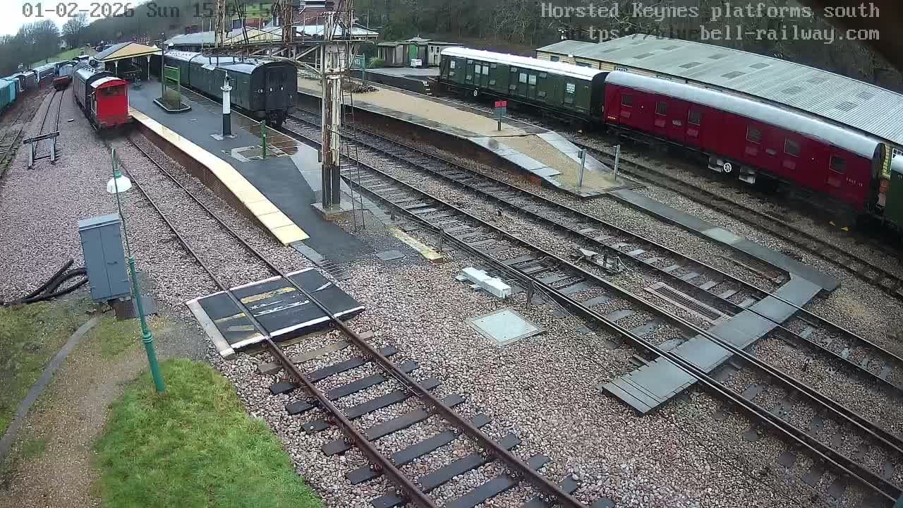 Horsted Keynes Station , Bluebell Railway (Platforms South) Live Cam - Mid Sussex, West Sussex, South East, England, United Kingdom