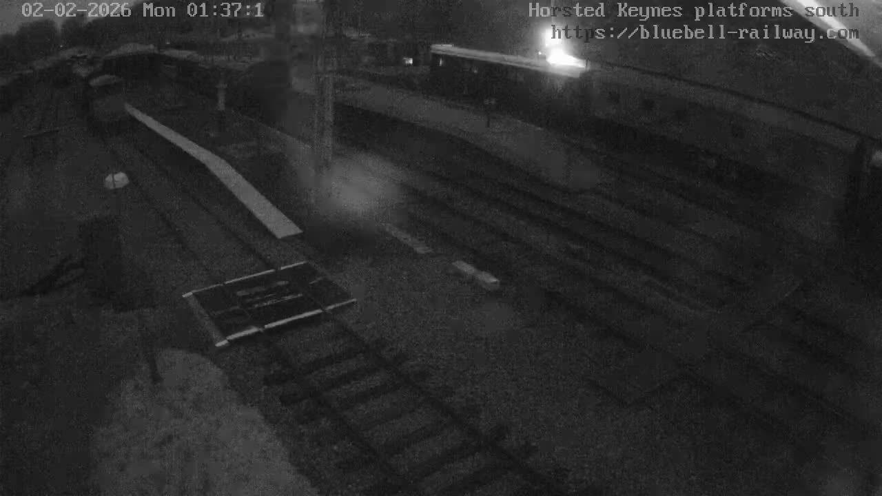 Horsted Keynes Station , Bluebell Railway (Platforms South) Live Cam - Mid Sussex, West Sussex, South East, England, United Kingdom