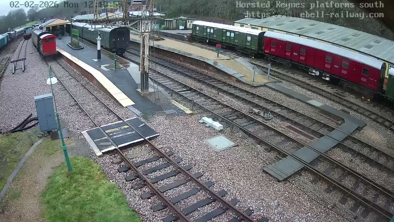Horsted Keynes Station , Bluebell Railway (Platforms South) Live Cam - Mid Sussex, West Sussex, South East, England, United Kingdom