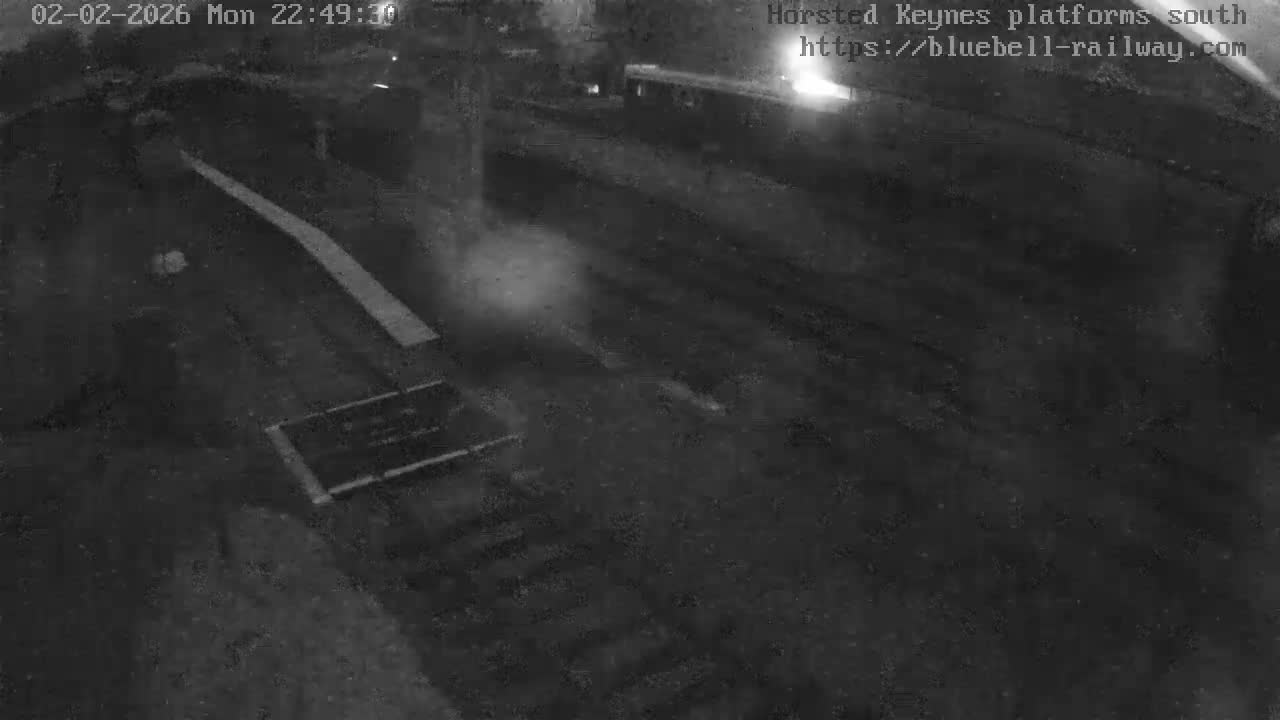 Horsted Keynes Station , Bluebell Railway (Platforms South) Live Cam - Mid Sussex, West Sussex, South East, England, United Kingdom