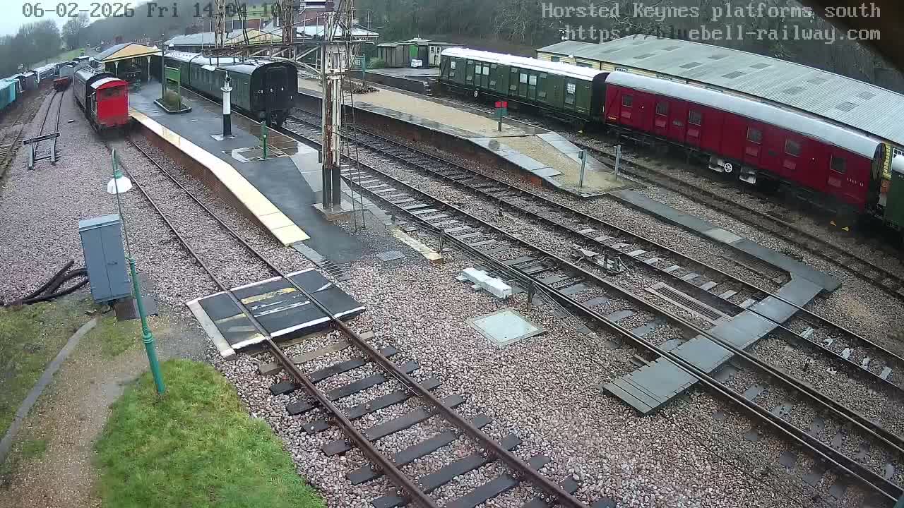 Horsted Keynes Station , Bluebell Railway (Platforms South) Live Cam - Mid Sussex, West Sussex, South East, England, United Kingdom