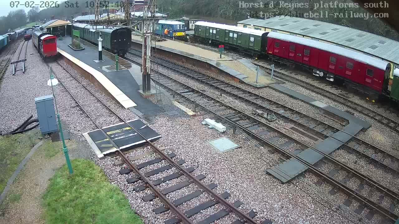 Horsted Keynes Station , Bluebell Railway (Platforms South) Live Cam - Mid Sussex, West Sussex, South East, England, United Kingdom