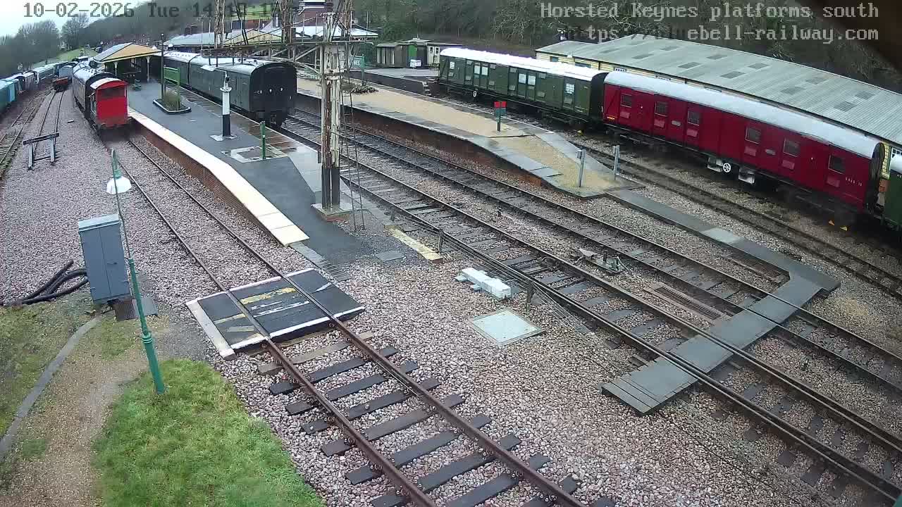 Horsted Keynes Station , Bluebell Railway (Platforms South) Live Cam - Mid Sussex, West Sussex, South East, England, United Kingdom