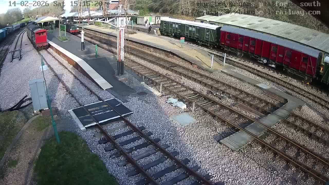 Horsted Keynes Station , Bluebell Railway (Platforms South) Live Cam - Mid Sussex, West Sussex, South East, England, United Kingdom