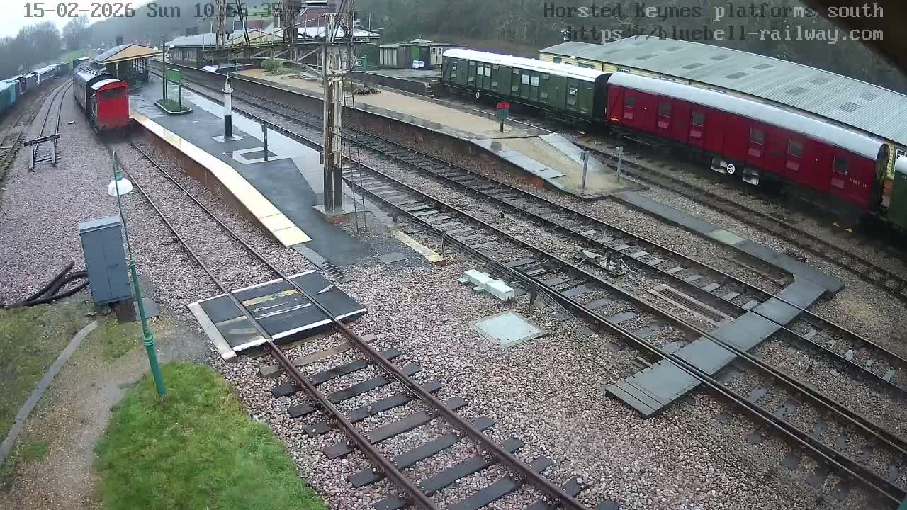 Horsted Keynes Station , Bluebell Railway (Platforms South) Live Cam - Mid Sussex, West Sussex, South East, England, United Kingdom