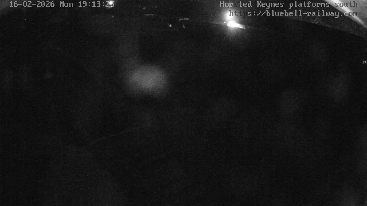 Horsted Keynes Station , Bluebell Railway (Platforms South) Live Cam - Mid Sussex, West Sussex, South East, England, United Kingdom