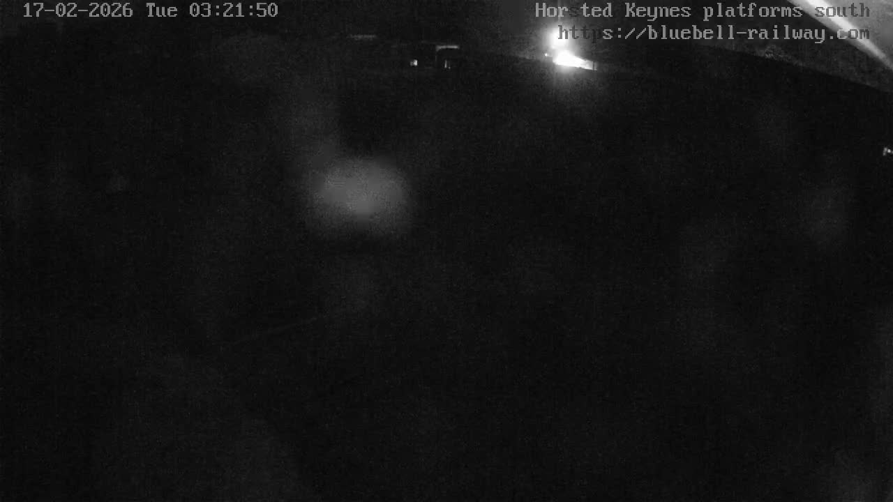 Horsted Keynes Station , Bluebell Railway (Platforms South) Live Cam - Mid Sussex, West Sussex, South East, England, United Kingdom