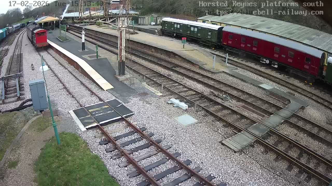 Horsted Keynes Station , Bluebell Railway (Platforms South) Live Cam - Mid Sussex, West Sussex, South East, England, United Kingdom