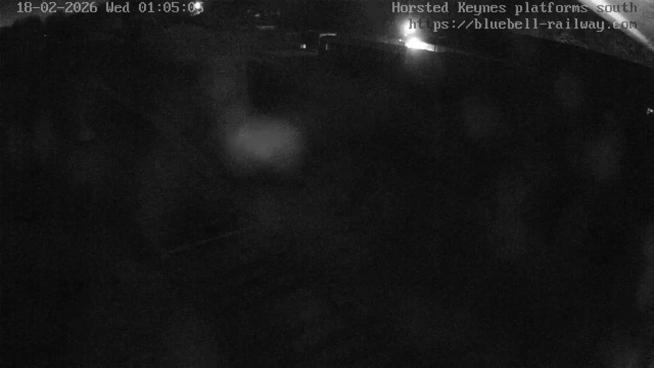 Horsted Keynes Station , Bluebell Railway (Platforms South) Live Cam - Mid Sussex, West Sussex, South East, England, United Kingdom