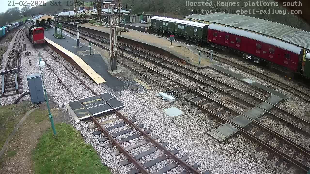Horsted Keynes Station , Bluebell Railway (Platforms South) Live Cam - Mid Sussex, West Sussex, South East, England, United Kingdom