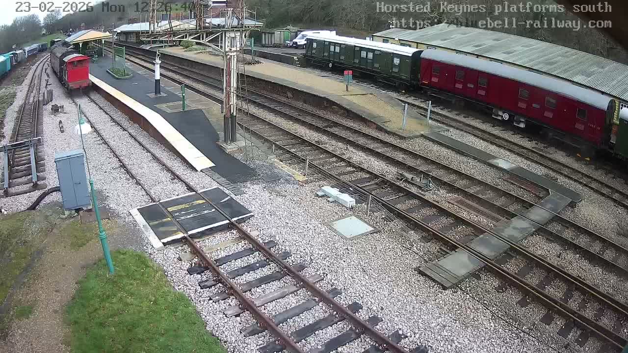 Horsted Keynes Station , Bluebell Railway (Platforms South) Live Cam - Mid Sussex, West Sussex, South East, England, United Kingdom