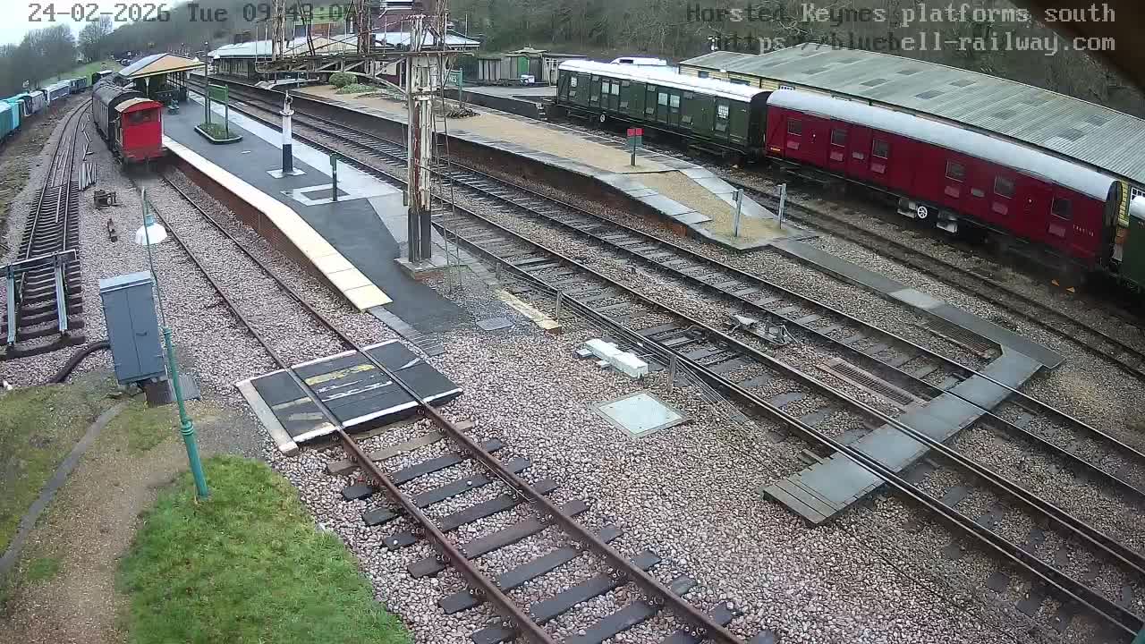 Horsted Keynes Station , Bluebell Railway (Platforms South) Live Cam - Mid Sussex, West Sussex, South East, England, United Kingdom